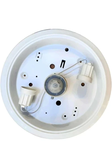 Sensörlü Tavan 360° Hareket Sensörlü Tavan Armatürü Çift duylu Lamba Glop 4 Adet - 3