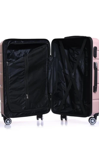 Kabin Boy %100 Polikarbon Valiz Pudra 1807 - Resim 4