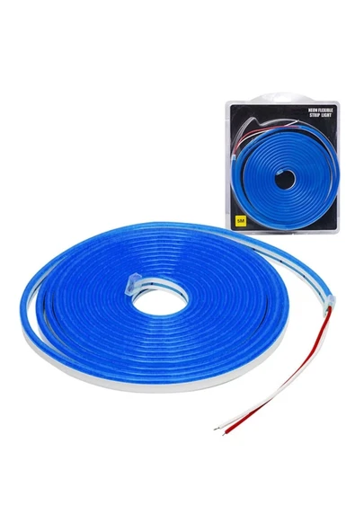 Neon 12 Volt Esnek Hortum led Mavi 5 Metre - 3