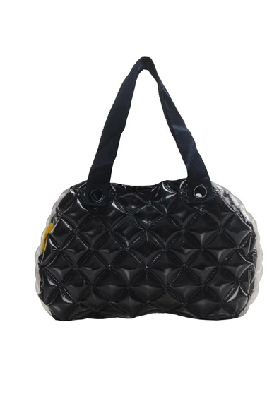 B.Y. Trend Kadın Plaj Çantası Petrol Yeşili Şişme Omuz Çanta Br08 - Resim 2