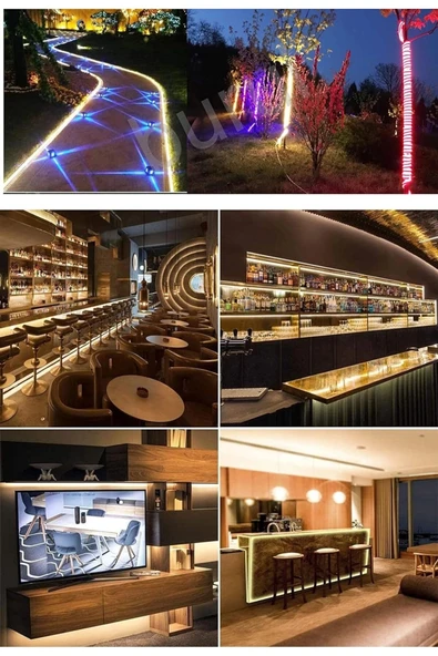 Neon 12 Volt Esnek Hortum led Gün Işığı 5 Metre - 2