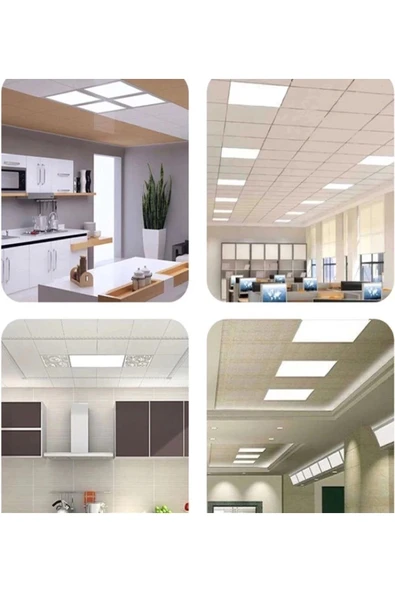 30X30 Led Panel 24W BEYAZ IŞIK 6500 - 6 Adet - Resim 3