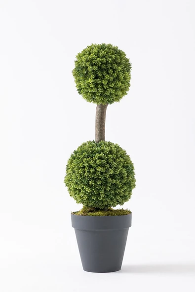 Yapay Top Çamdalı Ağacı 2'li 120 Cm(Uv)