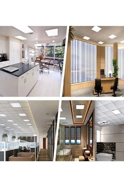 30X30 Led Panel 24W BEYAZ IŞIK 6500 - 6 Adet - Resim 4