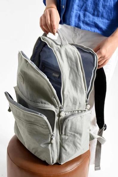 Bolsas Kadın Sırt Çanta Açık Gri 1094 - Resim 4