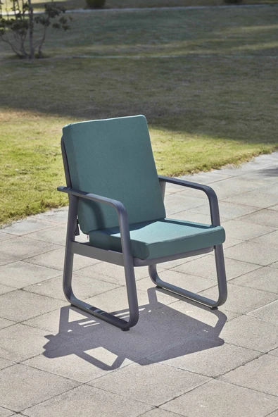 Erinöz Bella Bahçe Balkon Sandalyesi - Yeşil ürün görseli 1