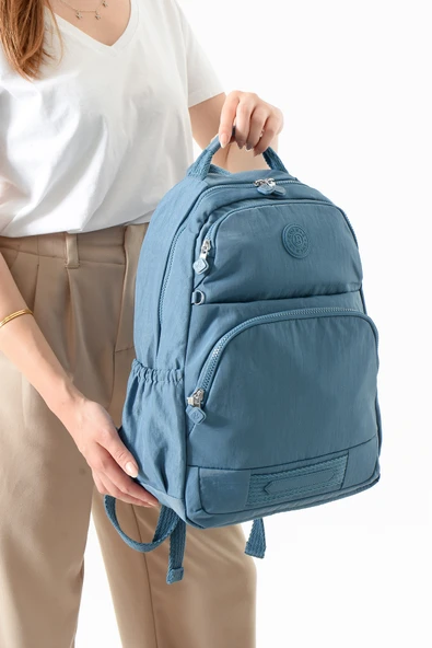 Bolsas Kadın Okul Sırt Çanta Mavi 1093 - Resim 2