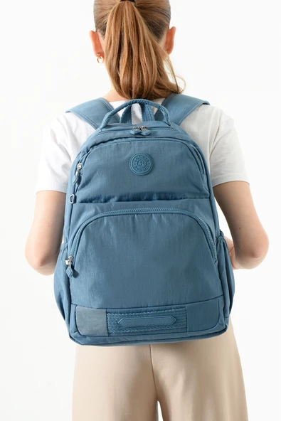 Bolsas Kadın Okul Sırt Çanta Mavi 1093 - Resim 3