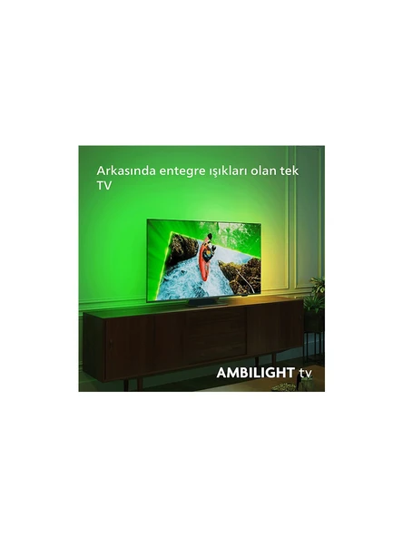 Philips 55PUS8609/62 55'' 139 Ekran Uydu Alıcılı 4K Ultra HD LED Dolby Atmos Titan Os Ambilight TV - 4
