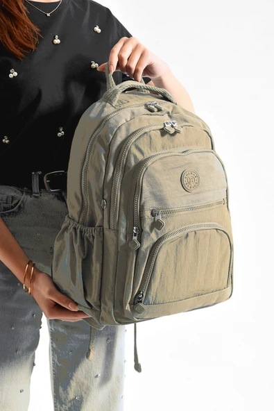 Bolsas Kadın Okul Sırt Çanta Vizon 1087 - Resim 3