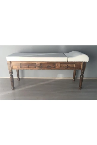 Medikalbirlik Ahşap Çekmeceli Muayene Masası Eskitme