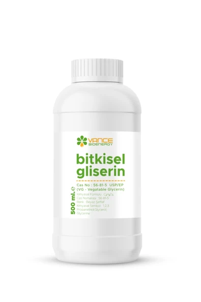 Vance Bioenergy Bitkisel Gliserin(vg) 500 Ml.