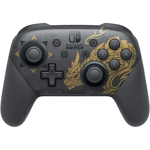 Nintendo Switch Pro Controller Monster Hunter Rise Edition - Resim 3