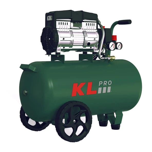 KLPro 50 LT 2 HP (1.5 kW) YAĞSIZ SESSİZ HIZLI HAVA KOMPRESÖRÜ KLK50SH ürün görseli