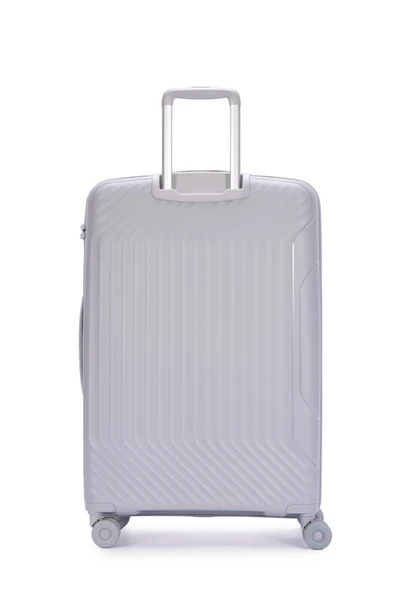 Benetton Trolley Valiz Açık Gri Büyük Boy 14BNT8001-01-AGRI - Resim 3