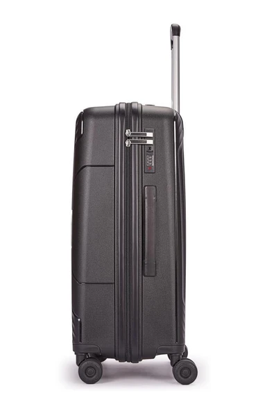 Benetton Trolley Valiz Siyah Orta Boy 14BNT8001-02-SY - Resim 3