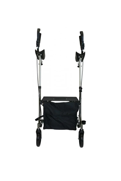 POYLİN Kol Dayamalı Rollatör Yaşlı Hasta Ihtiyar Yürüme Destek Aracı Katlanır Hafif Rollatör Sungur Medikal - 3