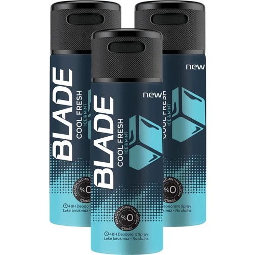 Blade Cool Fresh Deodorant 3x150ml ürün görseli