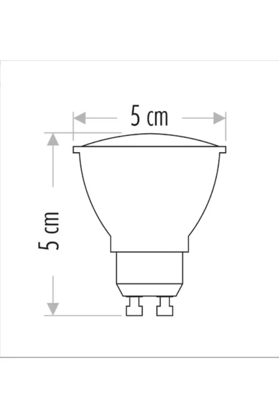 GU10 7W Gün Işığı Ampül 6 Adet - 5
