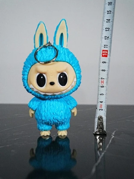 Labubu Figür Anahtarlık Turkuaz 13 cm Kaliteli - Lisinya - 2