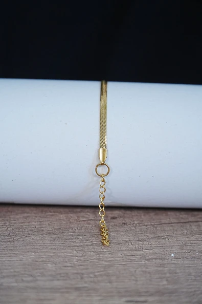 İtalyan Tasarım Çelik Çift Bileklik Unisex Altın Gümüş Renk, Kararmaz 2 Adet - 3