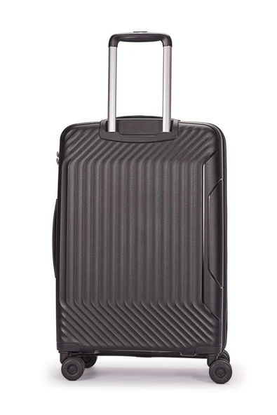 Benetton Trolley Valiz Siyah Orta Boy 14BNT8001-02-SY - Resim 8