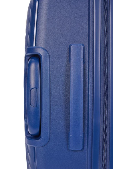 Benetton Trolley Valiz Koyu Mavi Büyük Boy 14BNT8001-01-KMV - Resim 5