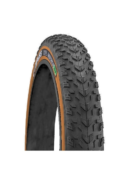 Compass 20x4.0 3mm Zırhlı Dişli FatBike Bisiklet Dış Lastik Amber ürün görseli