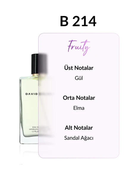 David Walker B214 Rosita Exclusive 50 ml Kadın Parfüm | Fruity - Resim 2