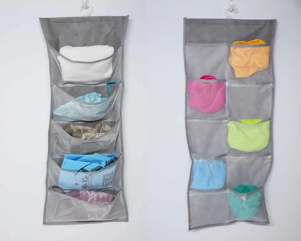 Dolap İçi Asılabilir İç Çamaşırı Dolap Düzenleyici - 15 Gözlü - 2