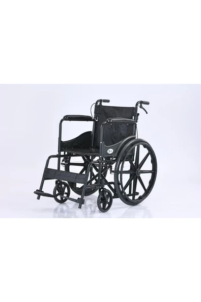 POYLİN Ekonomik Manuel Tekerlekli Sandalye Refakatçi Frenli - 2