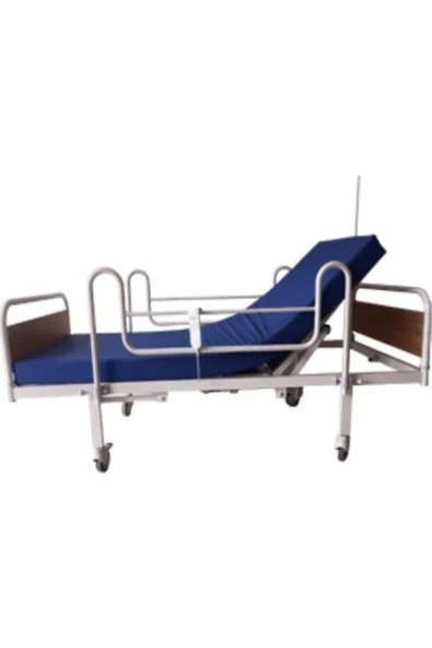 Emek Elektrikli Kumandalı Hareketli Hasta Karyolası Sünger Yatak Dahil