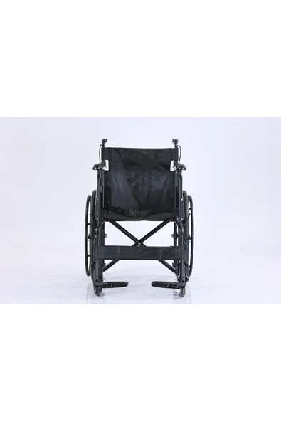 POYLİN Ekonomik Manuel Tekerlekli Sandalye Refakatçi Frenli