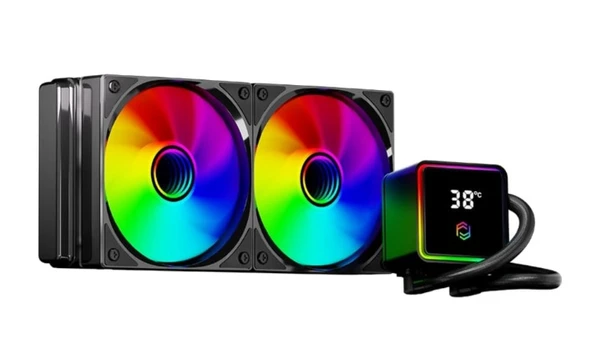 Frisby Fan Cpu Sıvı Soğutucu FLC-240B MM Argb Liquid Cooler Black ürün görseli