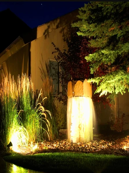 5W YEŞİL IŞIK SİYAH KASA ÇİM BAHÇE AYDINLATMA ARMATÜRÜ 5 Adet - 2