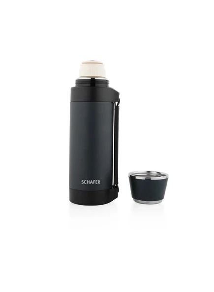 Schafer Steely Termos 1.5 L-Lacivert - Resim 3