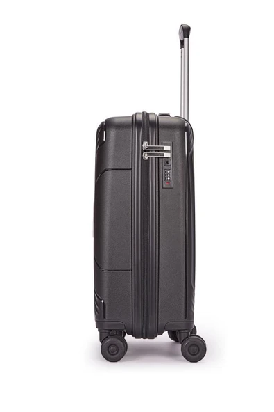 Benetton Trolley Valiz Siyah Kabin Boy 14BNT8001-03-SY - Resim 3