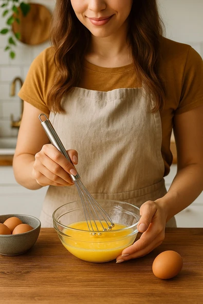 Lux Yeni Nesil Ayarlanabilir Paslanmaz Yumurta Pasta Çırpıcısı - 3