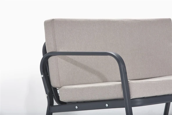 Ferni İkili Koltuk - Antrasit - Resim 2