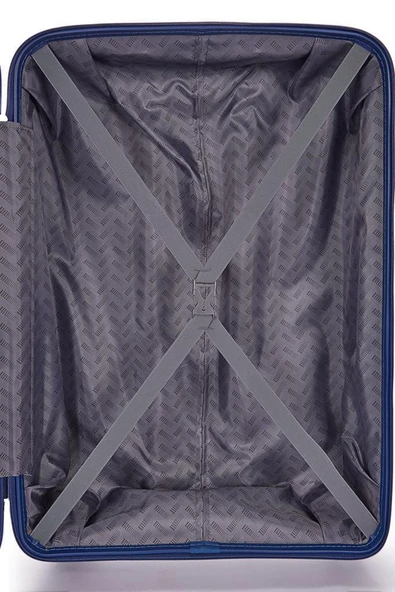 Benetton Trolley Valiz Koyu Mavi Büyük Boy 14BNT8001-01-KMV - Resim 6