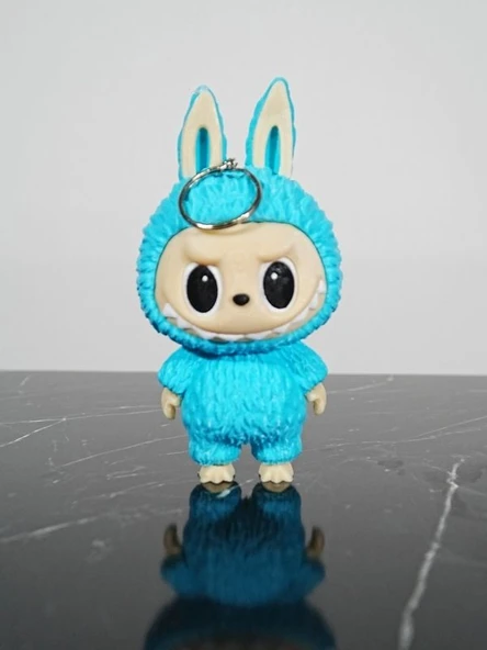 Labubu Figür Anahtarlık 2 Adet Turkuaz 13 cm Kaliteli - Lisinya