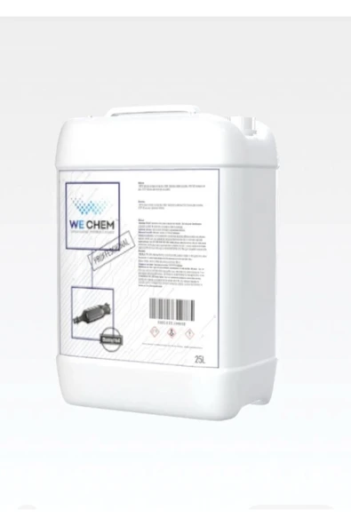 WE CHEM Dpf Partikül Temizleme Dizel Filtre Temizleme Slüsyon Sıvısı 25 Lt