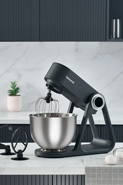 Profashion 3023H Digital Ekran 5 Lt Döküm Stand Mikser Antrasit 1500W