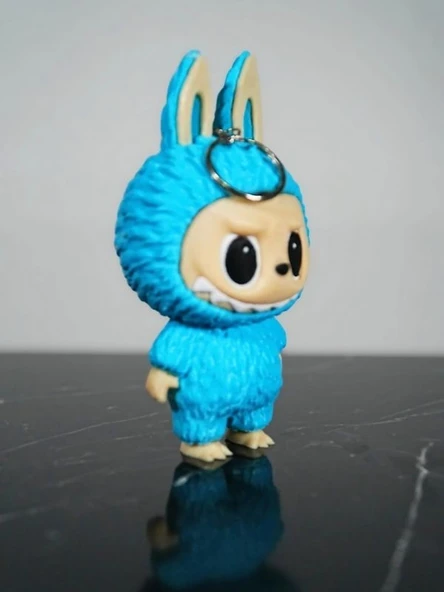 Labubu Figür Anahtarlık Turkuaz 13 cm Kaliteli - Lisinya - 3