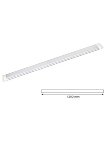 120 Cm 40 Watt Yatay Led Bant Armatür-trafolu Beyaz Işık 4 Adet - 4