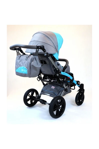 MyWam Mewa Engelli Çocuk Puseti Full Aksesuarlı MAVİ - 2