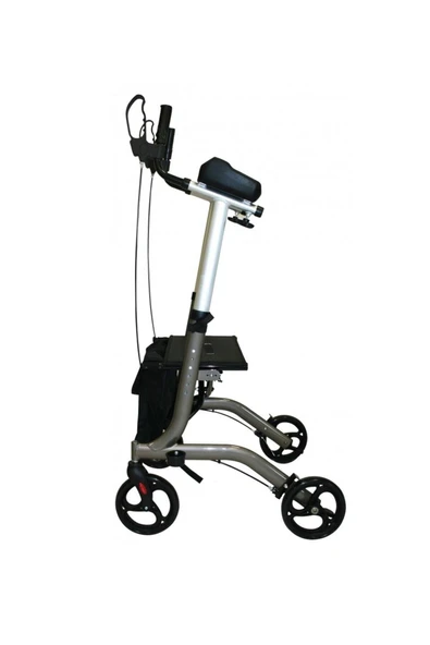 POYLİN Kol Dayamalı Rollatör Yaşlı Hasta Ihtiyar Yürüme Destek Aracı Katlanır Hafif Rollatör Sungur Medikal - 2