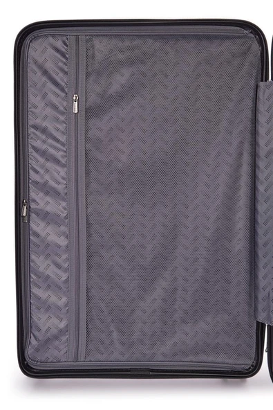 Benetton Trolley Valiz Siyah Orta Boy 14BNT8001-02-SY - Resim 7