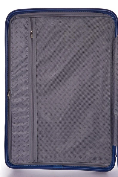 Benetton Trolley Valiz Koyu Mavi Büyük Boy 14BNT8001-01-KMV - Resim 7