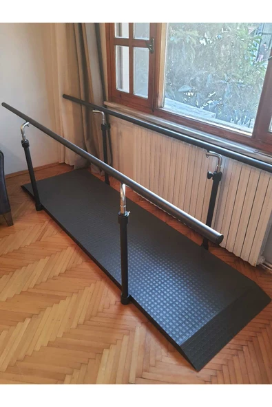 X Pool 3 mt Zeminli Yükseklik Ve Genişlik Ayarlanabilir, Paralel Bar Yürüme Egzersiz Barı